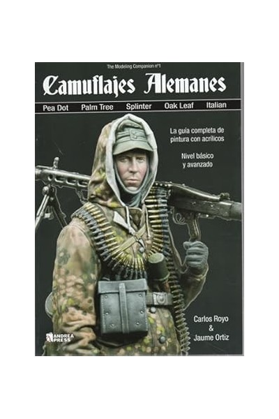 Camuflajes alemanes. La guía completa de pintura con acrílicos. Nivel básico y avanzado.